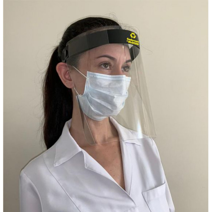 Protetor Facial Face Shield Em PP Transparente